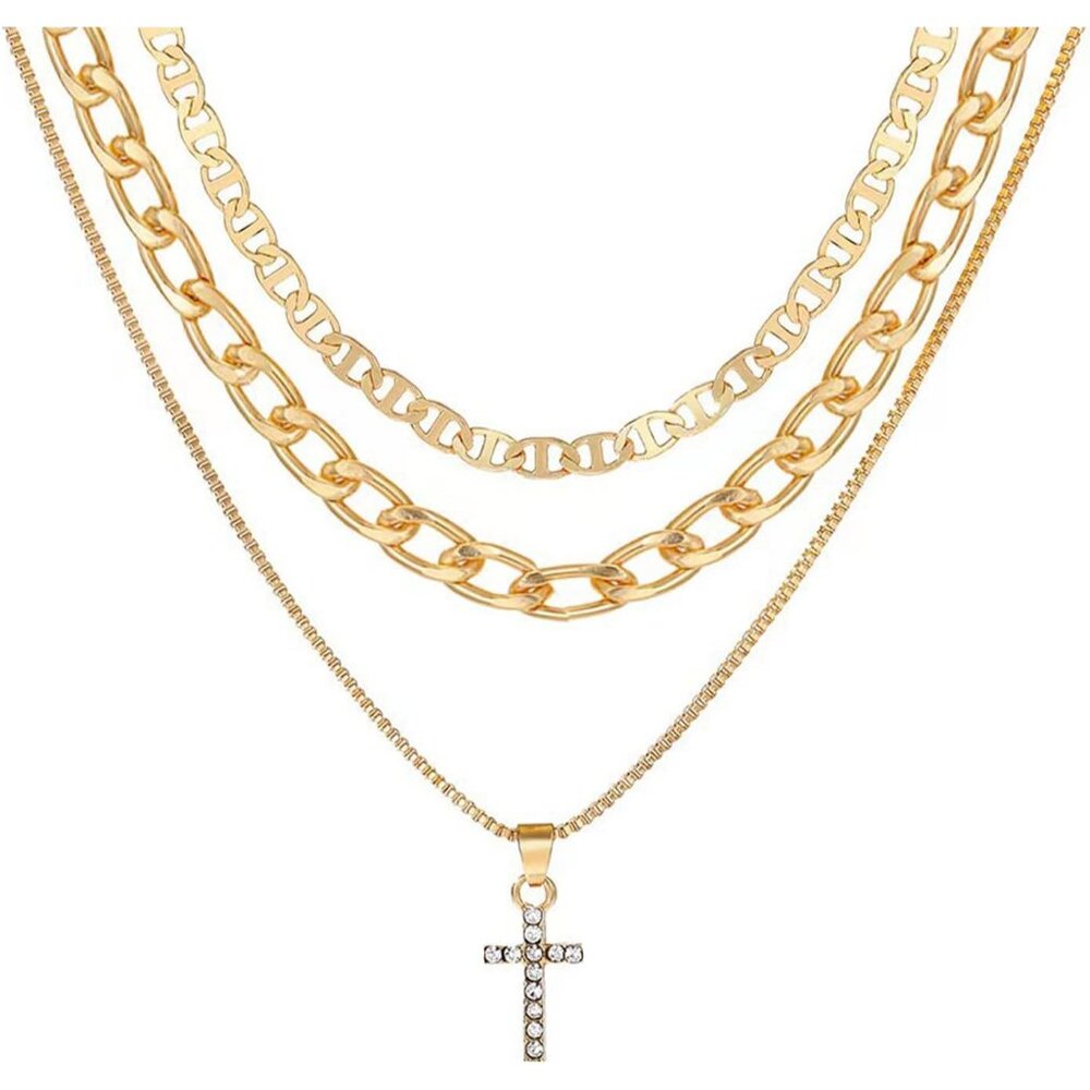 Chic Stackable Layered Gold Necklaces For Special… - image 1